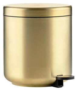 Sárgaréz színű rozsdamentes acél pedálos szemetes 4 l Ume Brass – Zone
