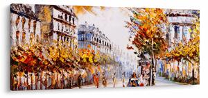 Kép - Utca Párizsban (120x50 cm)
