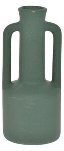 Secret váza füllel - Kerámia - Zöld - 15,5 x 7 cm