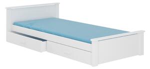 ALDEX ágy + matrac, 200x90, fehér