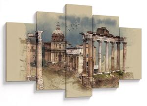 Kép - Forum Romanum, Róma, Olaszország (150x105 cm)