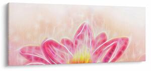 Egy lótuszvirág képe (120x50 cm)