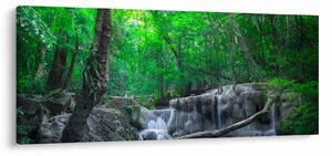 Kép - Erawan vízesés, Kanchanaburi, Thaiföld (120x50 cm)