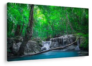 Kép - Erawan vízesés, Kanchanaburi, Thaiföld (90x60 cm)