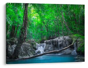 Kép - Erawan vízesés, Kanchanaburi, Thaiföld (70x50 cm)