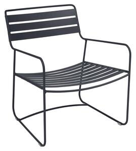Fekete fém kerti szék Fermob Surprising