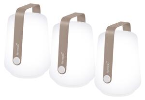Három szerecsendió szürke kültéri lámpa készlet Fermob Balad 13,5 cm