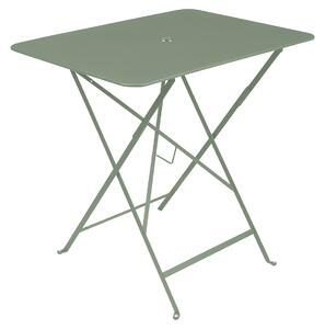 Kaktuszzöld fém összecsukható asztal Fermob Bisztró 57 x 77 cm