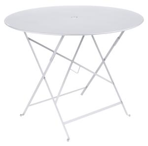 Fehér fém összecsukható asztal Fermob Bistro Ø 96 cm