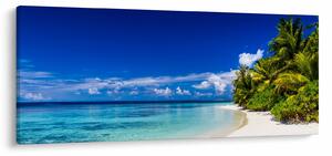 Egy trópusi tengerpart képe (120x50 cm)