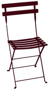 Cseresznyepiros fém összecsukható szék Fermob Bistro