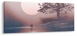 Kép - szerelmes pár (120x50 cm)