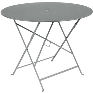 Hamuszürke fém összecsukható asztal Fermob Bistro Ø 96 cm