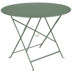 Kaktuszzöld fém összecsukható asztal Fermob Bistro Ø 96 cm