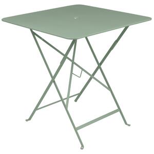 Kaktuszzöld fém összecsukható asztal Fermob Bisztró 71 x 71 cm