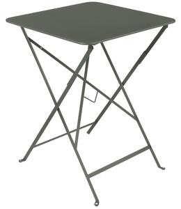 Szürkészöld fém összecsukható asztal Fermob Bisztró 57 x 57 cm