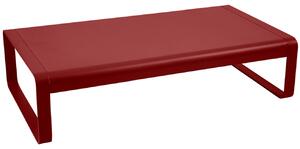 Piros alumínium kerti dohányzóasztal Fermob Bellevie 138 x 80 cm
