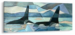 Kép - Orcas (120x50 cm)