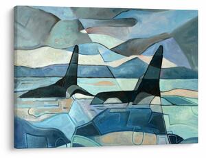 Kép - Orcas (70x50 cm)