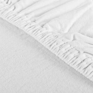 EMI Jersey fehér színű gumis lepedő: Kiságy 80 x 160 cm