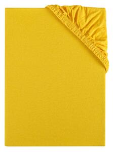 EMI Jersey sárga színű gumis lepedő: Lepedő 200 x 220 cm