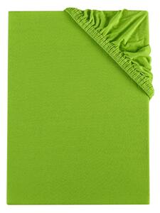EMI Jersey fűzöld gumis lepedő: Lepedő 180 x 200 cm