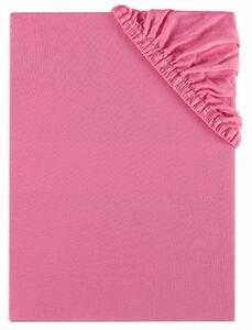 EMI Jersey rózsaszín gumis lepedő: Lepedő 200 x 220 cm