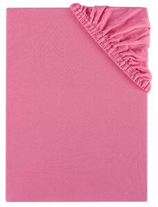 EMI Jersey rózsaszín gumis lepedő: Kiságy 80 x 160 cm