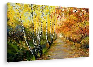 Kép - Egy romantikus sugárút a víz mentén. (90x60 cm)
