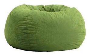 EMI Gömb formájú zöld velúr babzsák fotel 80 liter