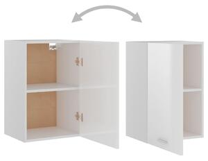 VidaXL magasfényű fehér forgácslap függő szekrény 39,5 x 31 x 60 cm