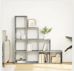 Vicco Aramis lépcsős polc 10 rekesszel, beton, 138x143x29 cm