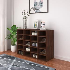 VidaXL barna tölgyszínű szerelt fa cipőpolc 92 x 30 x 67,5 cm