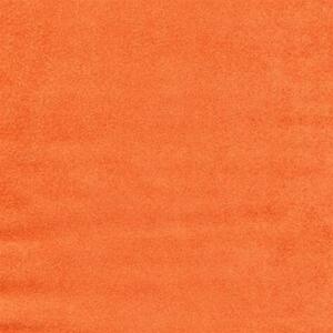 EMI narancssárga színű velúr méteráru S9