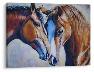 Kép - szerelmes lovak (70x50 cm)
