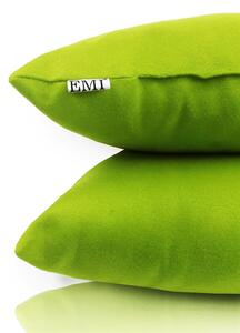 EMI zöld színű 40x40 cm velúr dekor párna: 40X40 cm
