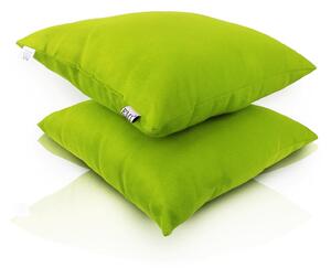 EMI zöld színű 40x40 cm velúr dekor párna: 40X40 cm