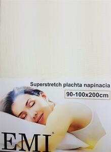 EMI Superstretch natur gumis lepedő: Lepedő 90 (100) x 200 cm