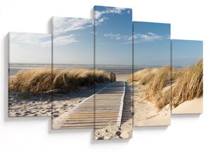 Kép - Homokos strand Langeoog szigetén, Németországban (150x105 cm)