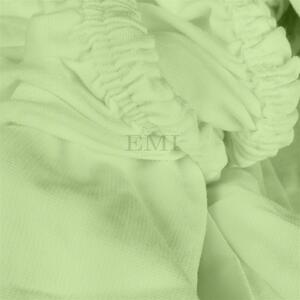 EMI Superstretch kiwi zöld gumis lepedő: Lepedő 90 (100) x 200 cm