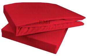 EMI Superstretch piros gumis lepedő: Lepedő 90 (100) x 200 cm