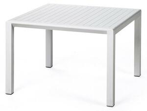 Nardi Aria fehér kültéri lerakóasztal 60x60cm