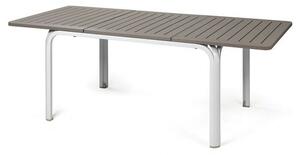 Nardi Alloro 140-210cm bővíthető kerti asztal galambszürke - fehér