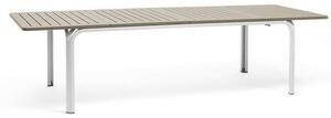 Nardi Alloro 210-280cm bővíthető kerti asztal galamb-szürke - fehér