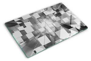 Edzett üveg vágódeszka Absztrakt geometriai alakzatok