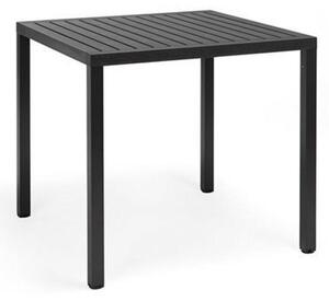Nardi Cube 80x80 cm antracit szürke kültéri asztal