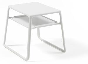 Nardi Pop fehér kerti kisasztal tálcával