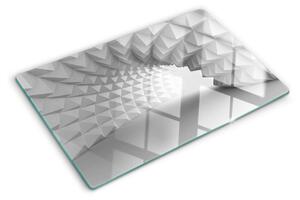 Üveg vágódeszka 3D geometrikus minta