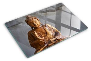Üveg vágódeszka Buddha meditációban