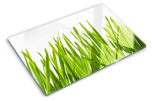 Üveg vágódeszka fényképpel Zöld fű